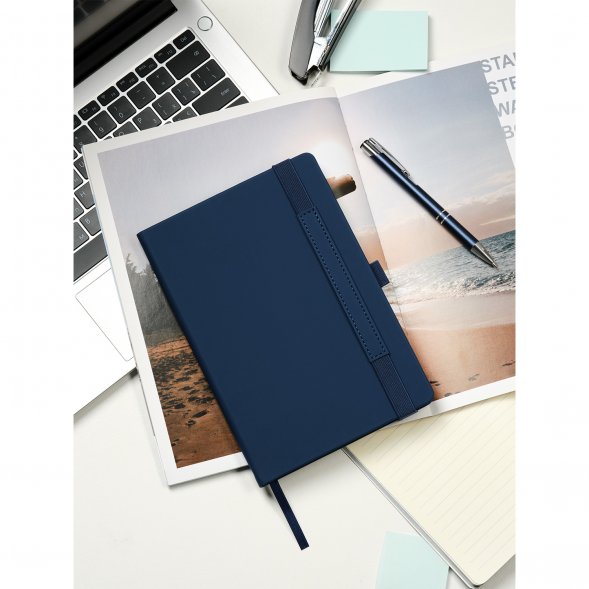 Ежедневник Alpha недатированный, синий/голубой 