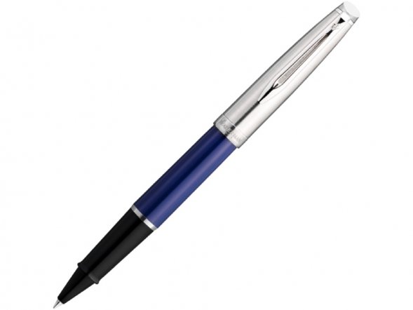 Ручка роллер Waterman  Embleme цвет BLUE CT, цвет чернил: черный 