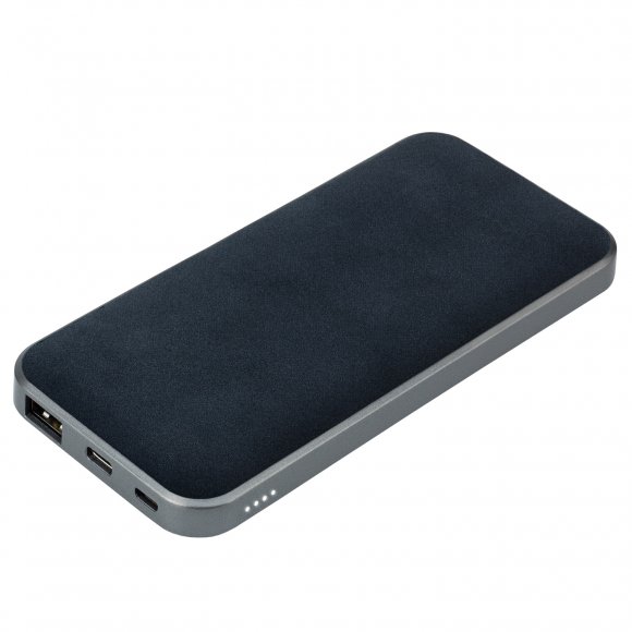 Внешний аккумулятор In Velour 10000 mAh, синий 