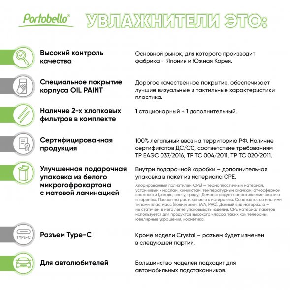 Увлажнитель воздуха с подсветкой Cloud 