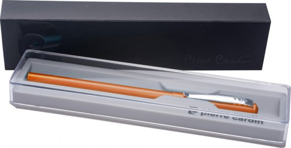 Ручка шариковая Pierre Cardin ACTUEL. Цвет - оранжевый. Упаковка Р-1 