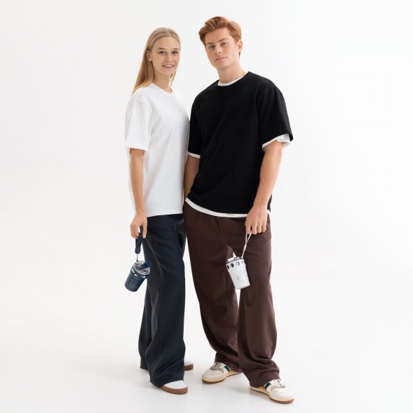 Футболка унисекс RUST, 100% хлопок, 240 гр., черная, размер XXXL 