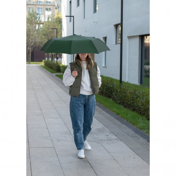 Зонт складной Atlanta, зеленый 