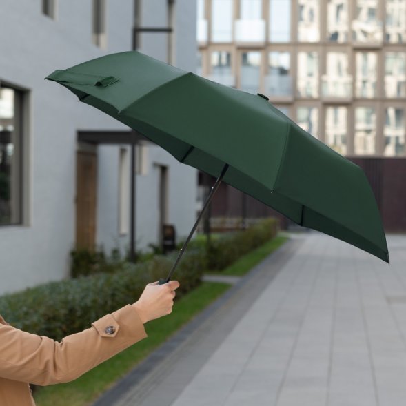 Зонт складной Atlanta, зеленый 