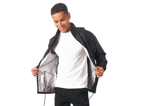 Ветровка Miami мужская с чехлом, черный 