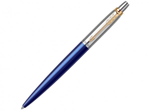 Шариковая ручка Parker Jotter SE 135 Lacquer Blue St.Steel GT, стержень: M, цвет чернил : blue, в подарочной упаковке 