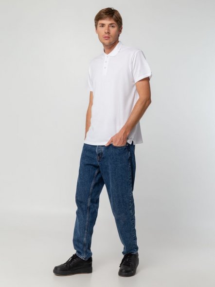 Рубашка поло мужская Spring 210, бордовая 