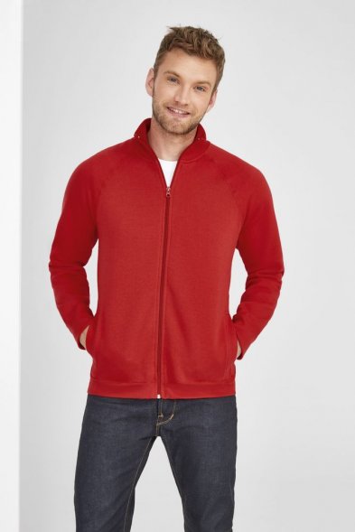 Толстовка мужская на молнии Sundae 280 серый меланж 