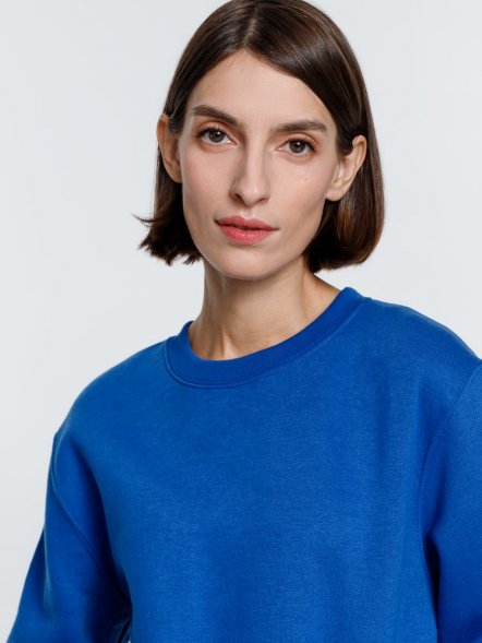 Свитшот унисекс Delta, ярко-синий 