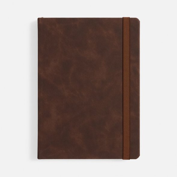 Ежедневник Urban Hard, недатированный, коричневый 