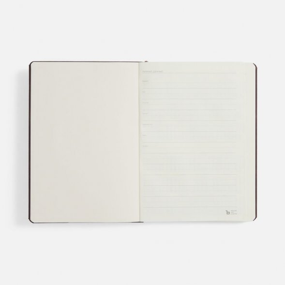 Ежедневник Urban Hard, недатированный, коричневый 