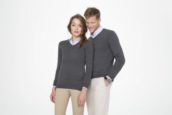 Пуловер женский Glory Women, черный меланж 