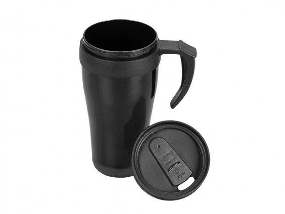 Кружка с термоизоляцией Silence 350мл, черный 