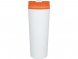 Термокружка Brite 500мл, белый/оранжевый 