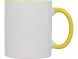 Кружка для сублимации Sublime Color, белый/желтый 