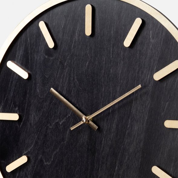 Часы Timefolio, черные 