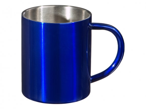 Стальная кружка с двойными стенками Altai, синий 