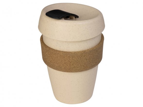 Стакан из пшеничного волокна с двойными стенками Pino, черный 