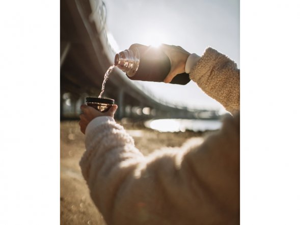 Чехол для термоса тм bobber, черный. Артикул Jacket F-1000 Black Coffee 