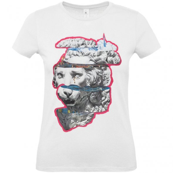 Футболка женская «Смотри вглубь», белая 