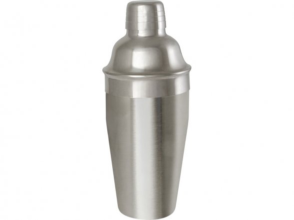 Шейкер для коктейлей Gaudie из переработанной нержавеющей стали, серебристый 