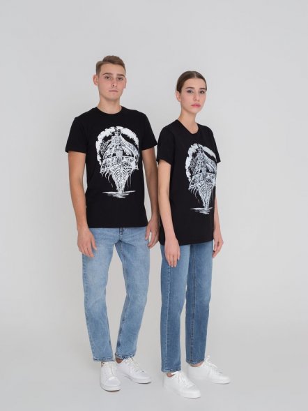 Футболка «Летучий Голландец», черная 