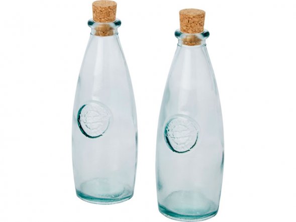 Набор Sabor для хранения масла и уксуса, состоящий из 2 предметов, изготовленных из переработанного стекла 