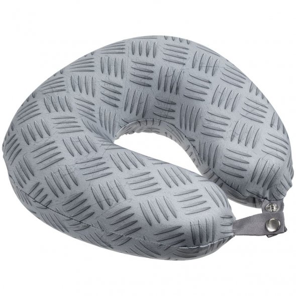 Подушка дорожная Hard Work, серая 