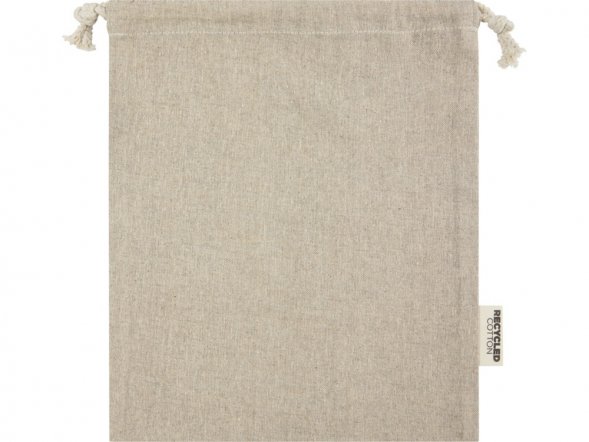 Средняя подарочная сумка Pheebs объемом 1,5 л из хлопка плотностью 150 г/м2, натуральный 