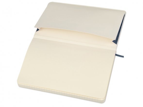 Записная книжка Moleskine Classic Soft (в линейку), Large (13х21см), сапфировый синий 