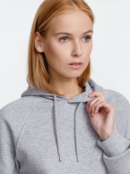 Толстовка унисекс Stellar, серый меланж 