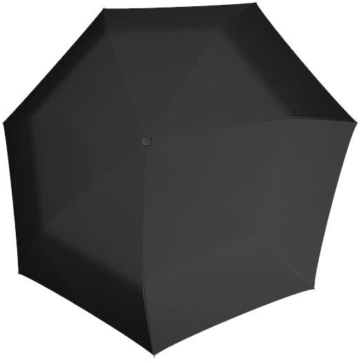 Зонт складной Zero Magic Large, черный под нанесение
