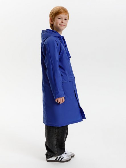 Дождевик детский RainDrop Kids, ярко-синий 