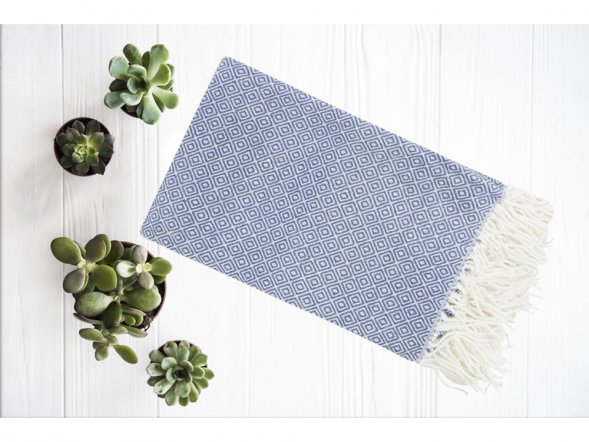 Летнее одеяло Zinnia, синий 