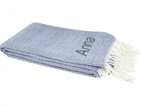 Летнее одеяло Zinnia, синий 