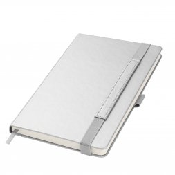 Ежедневник Alpha недатированный, серебро/серый