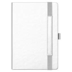 Ежедневник Alpha недатированный, серебро/серый