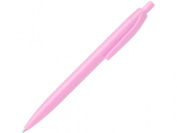 Ручка пластиковая шариковая STIX, синие чернила, светло-розовый 