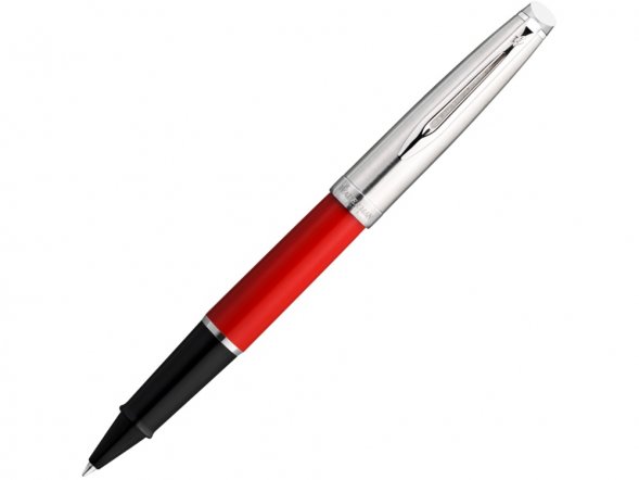 Ручка роллер Waterman  Embleme цвет RED CT, цвет чернил: черный 