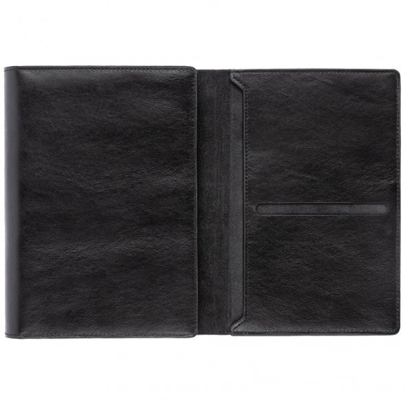 Ежедневник-портфолио Napoli, недатированный, черный 