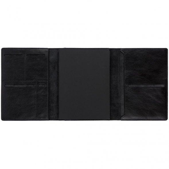 Ежедневник-портфолио Napoli, недатированный, черный 