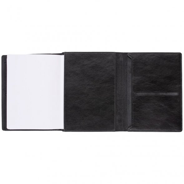 Ежедневник-портфолио Napoli, недатированный, черный 