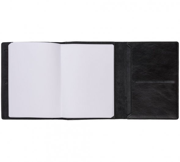 Ежедневник-портфолио Napoli, недатированный, черный 