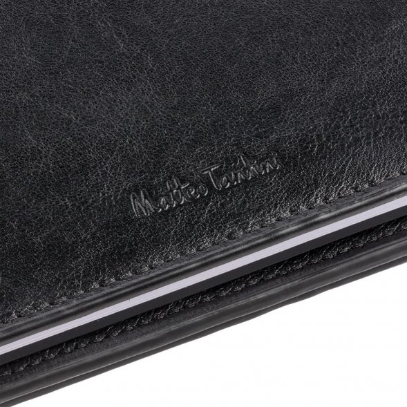 Ежедневник-портфолио Napoli, недатированный, черный 