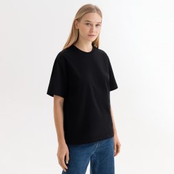 Футболка унисекс RUST, 100% хлопок, 240 гр., черная