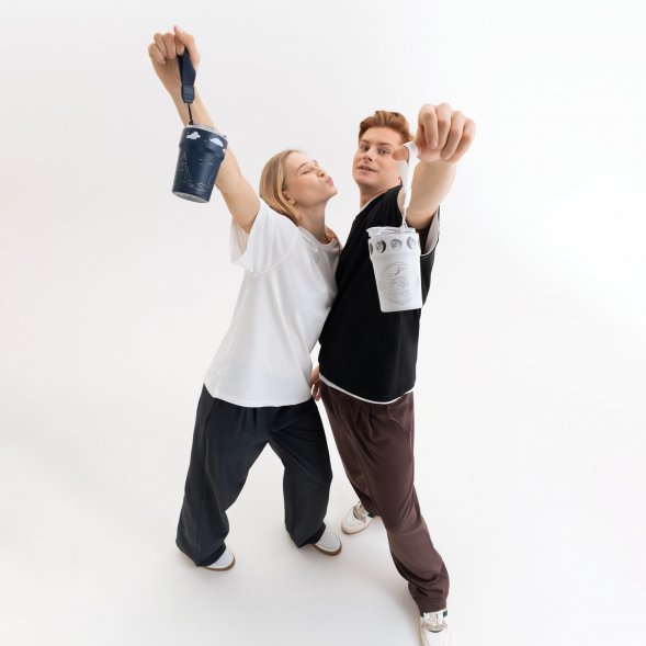 Футболка унисекс RUST, 100% хлопок, 240 гр., черная 