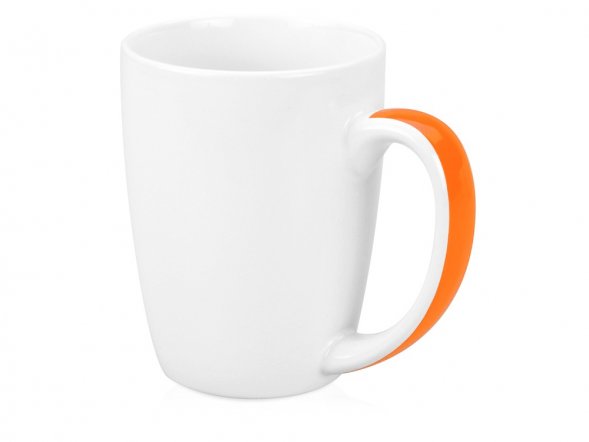 Кружка Good Day 320мл, белый/оранжевый 