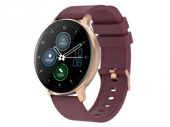 Смарт-часы Canyon SW-68  Badian, IP68, темно-красный 