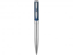 Ручка шариковая Глазго, серебристый/синий (P)