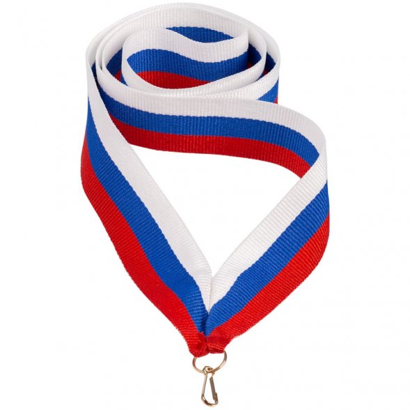 Лента с карабином Champ, триколор 